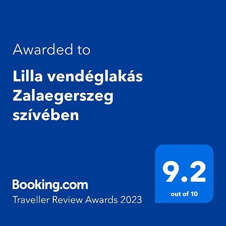Lilla vendéglakás Zalaegerszeg szívében Appartamento Esterno foto